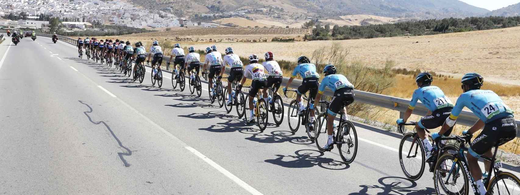 El pelotón de la Vuelta a España