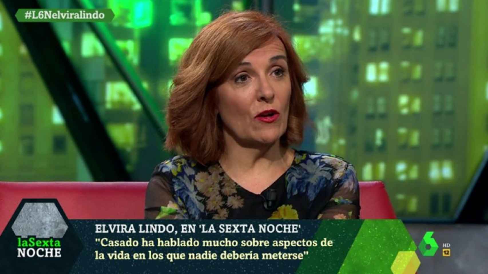 La escritora Elvira Lindo.