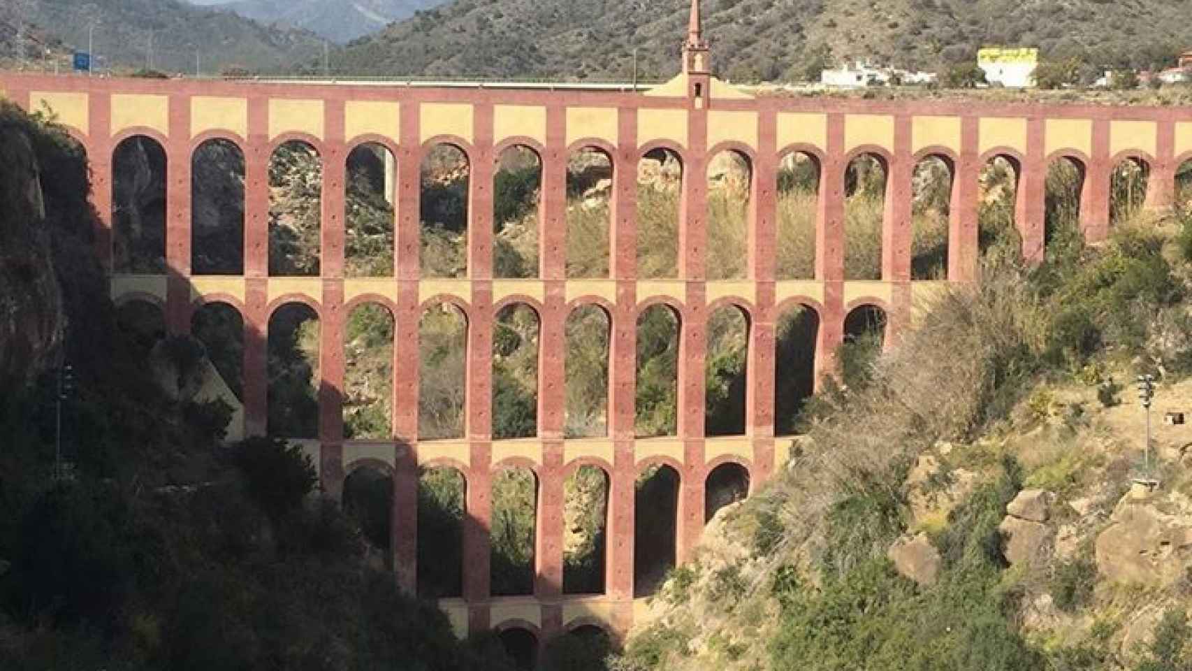 El Acueducto del Águila, cerca de donde se ha encontrado el cadáver.