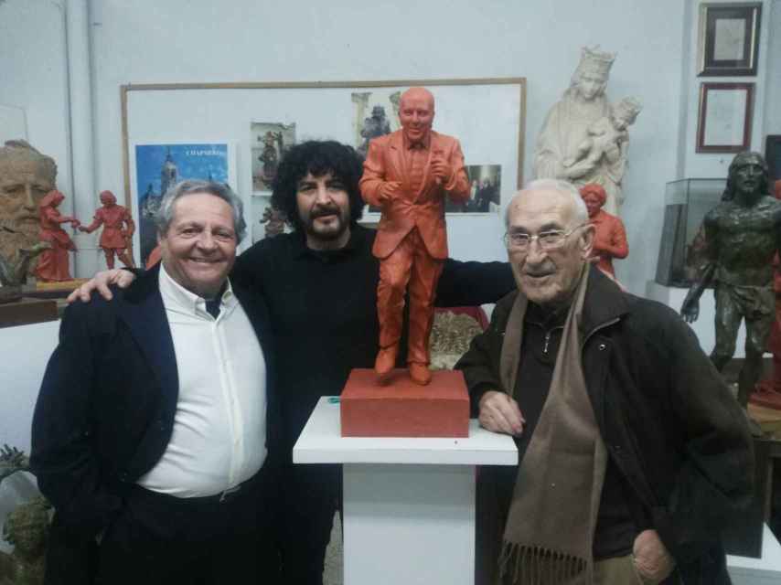 Julio César Fernández, Ramón Chaparro y Javier de Montini. Vía Toni Antonio.