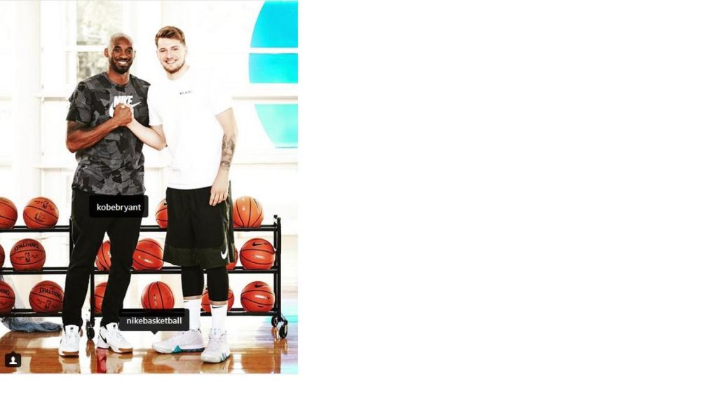 Luka Doncic y Kobe Bryant