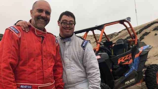 Lucas Barrón competirá junto a su padre en el Dakar.