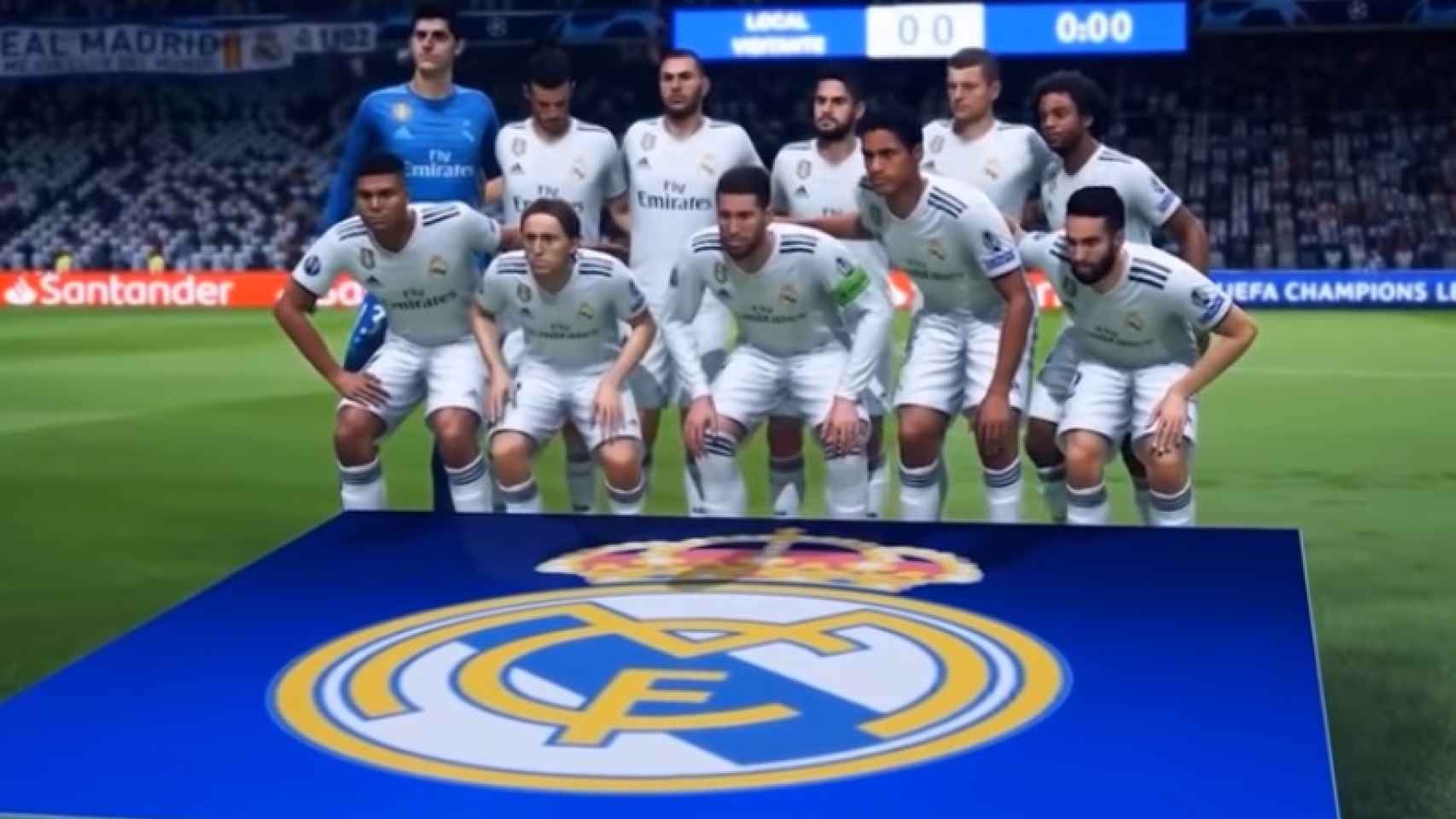 El once del Real Madrid en el FIFA 19