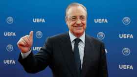 Florentino Pérez, en la gala de la UEFA