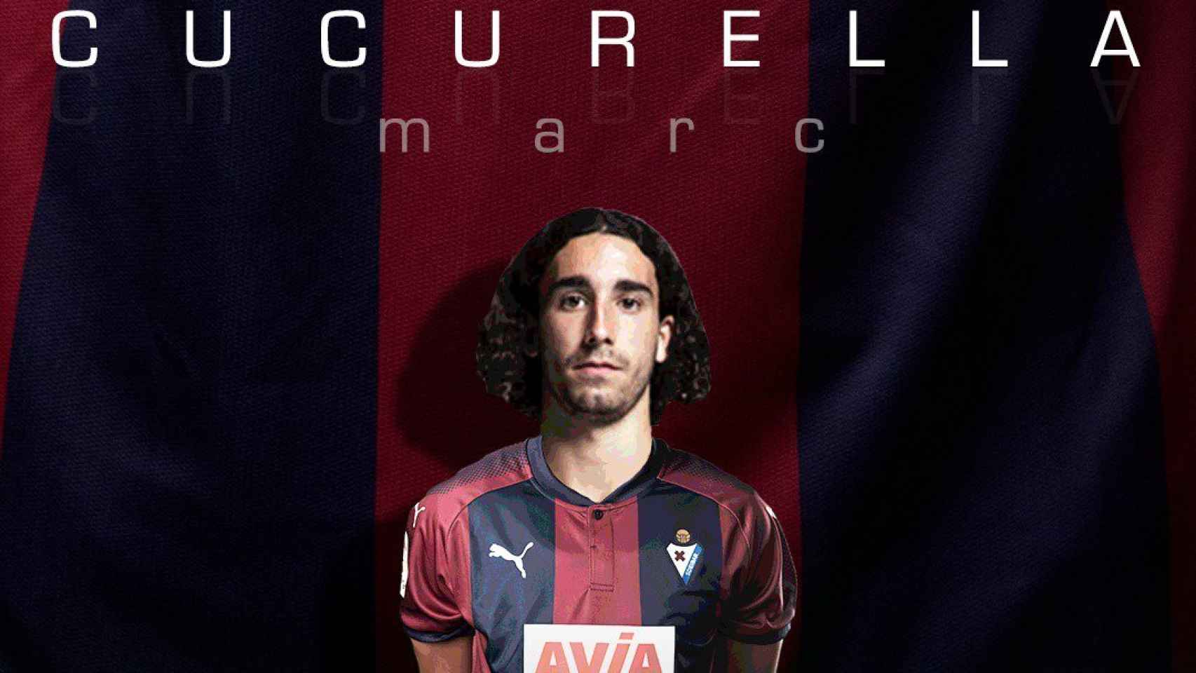 Marc Cucurella, nuevo jugador del Eibar. Foto: Twitter (@SDEibar)