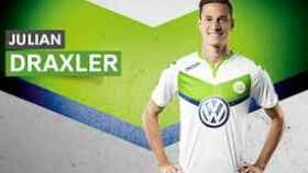 Así anunció el Wolfsburgo el fichaje de Draxler en 2015. Foto: vfl-wolfsburg.de