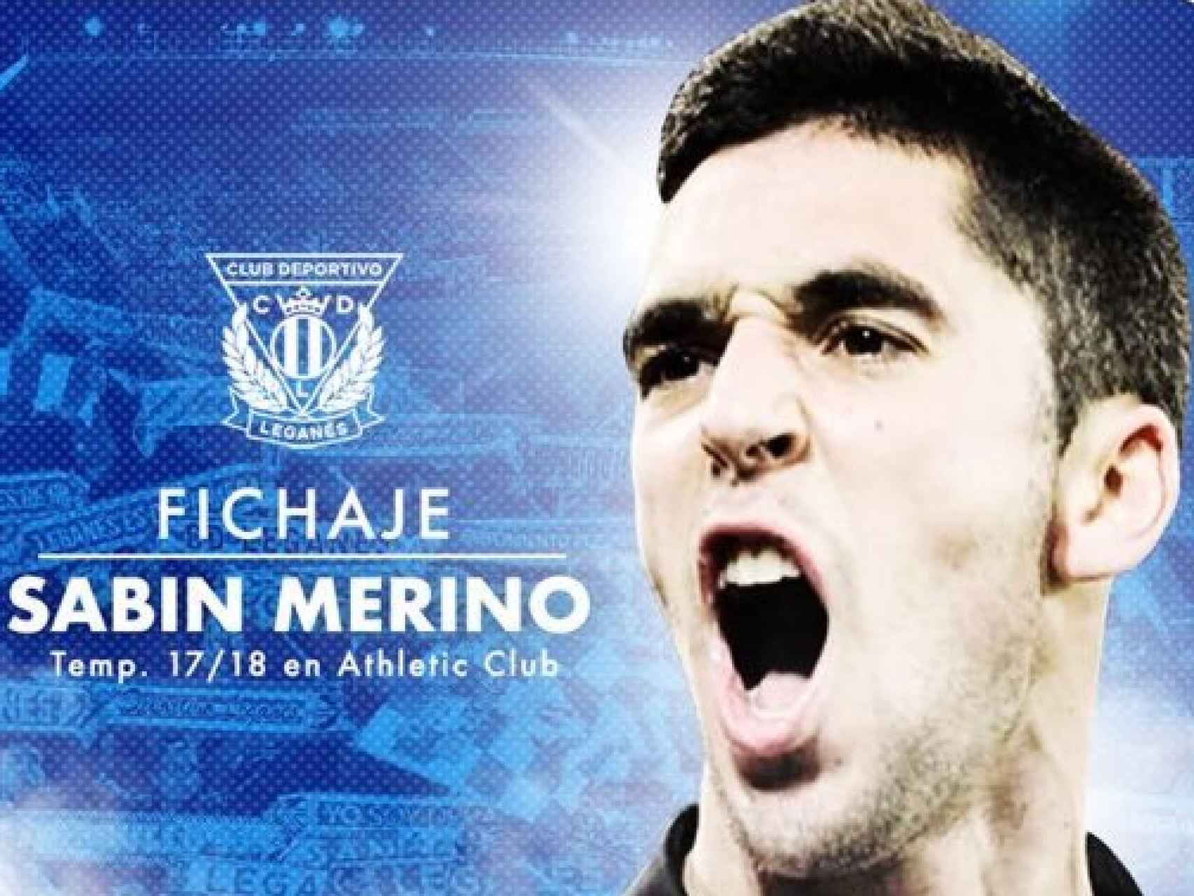 Sabin Merino, nuevo jugador del Leganés. Foto: Twitter (@elchiringuitotv)