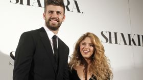 Shakira junto a su marido Piqué.