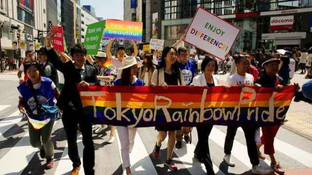 Desfile del Orgullo en Tokio, Japón.