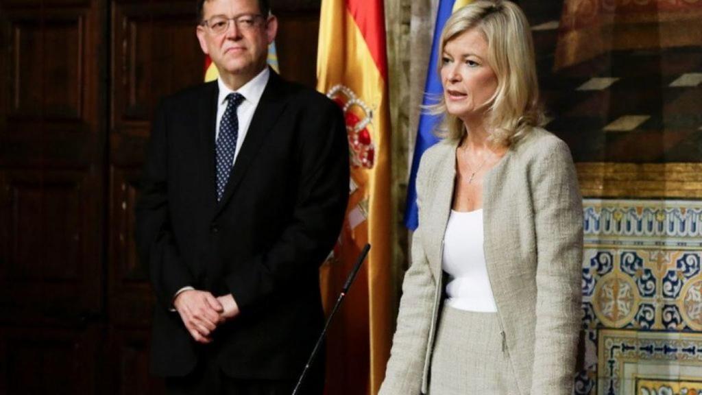 Ximo Puig y Gabriela Bravo.