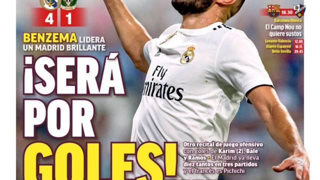 Portada MARCA (02/09/2018)