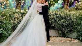 Chiara Ferragni y Fedez tras darse el 'sí, quiero' en su boda.