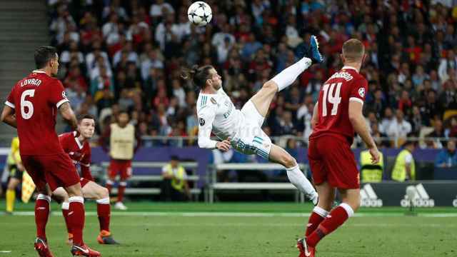 Chilena de Bale en la final de Kiev