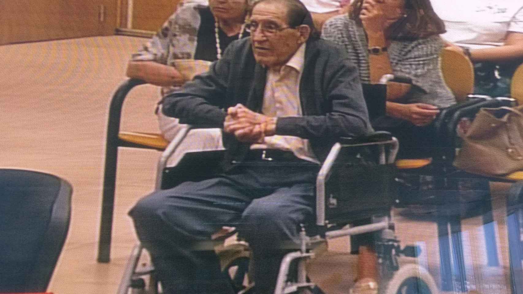 Eduardo Vela Vela durante el juicio en la Audiencia de Madrid.