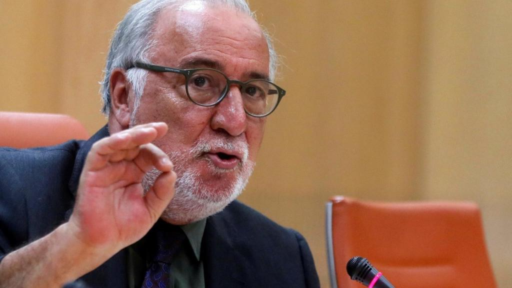 Pere Navarro, el director general de Tráfico, durante su comparecencia este martes.