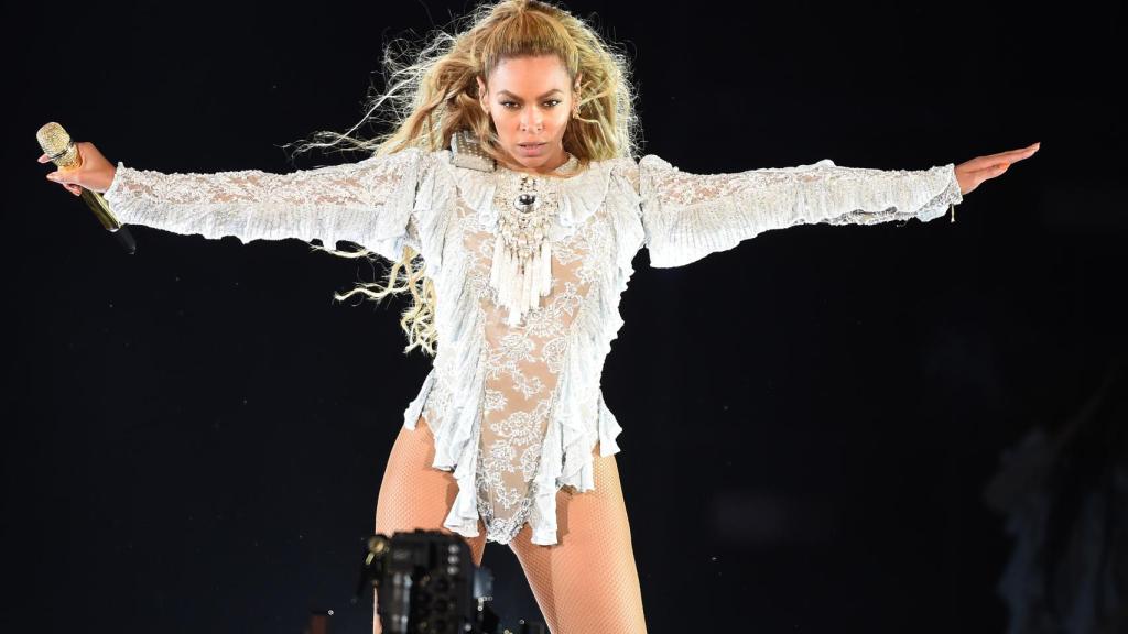 Beyoncé en un concierto en Los Ángeles.