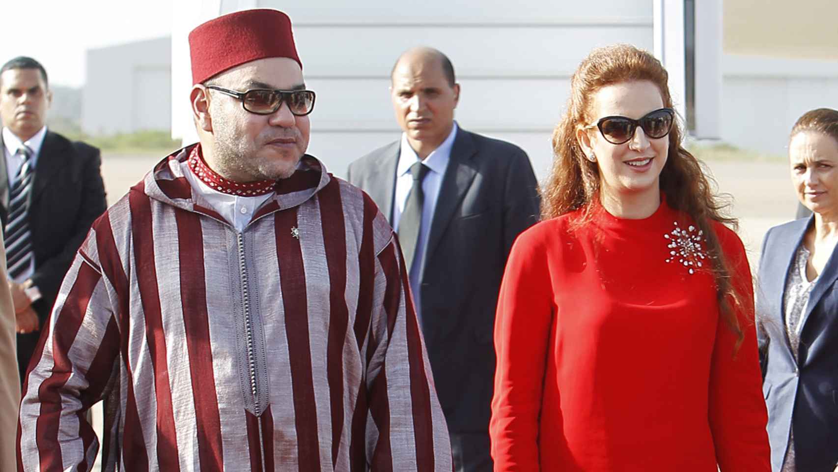 Mohamed VI y su exesposa, la princesa Lalla Salma.