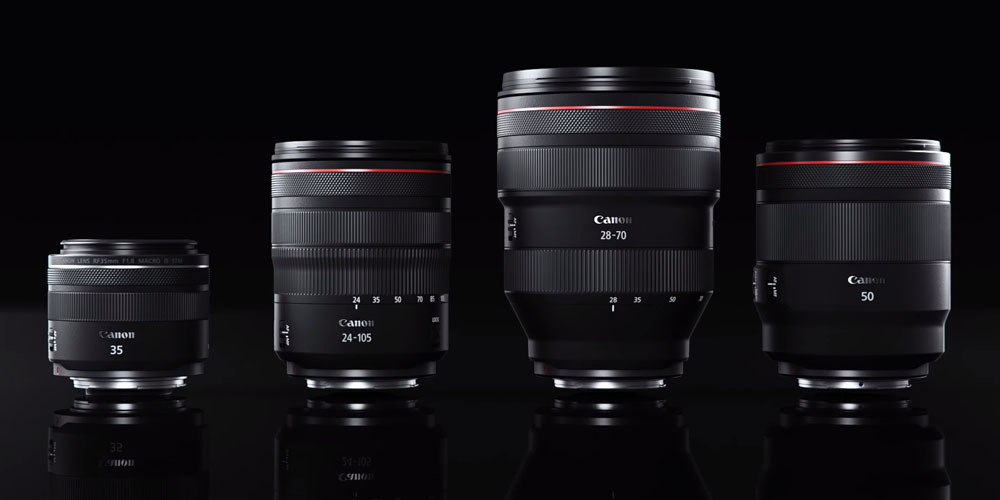 canon eos r fullframe objetivos