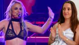 Britney Spears y Marta Gutiérrez en un montaje de Jaleos.