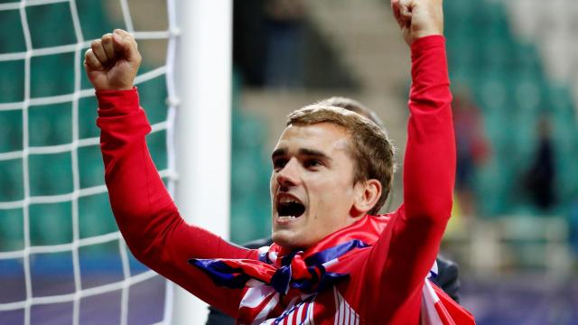 Griezmann, tras ganar la Supercopa de Europa.