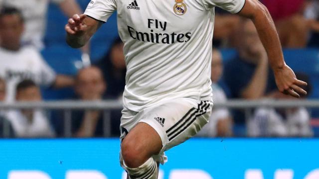 Isco, durante un partido con el Real Madrid