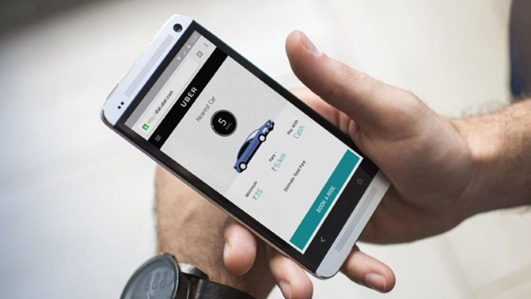 app uber movil smartphone