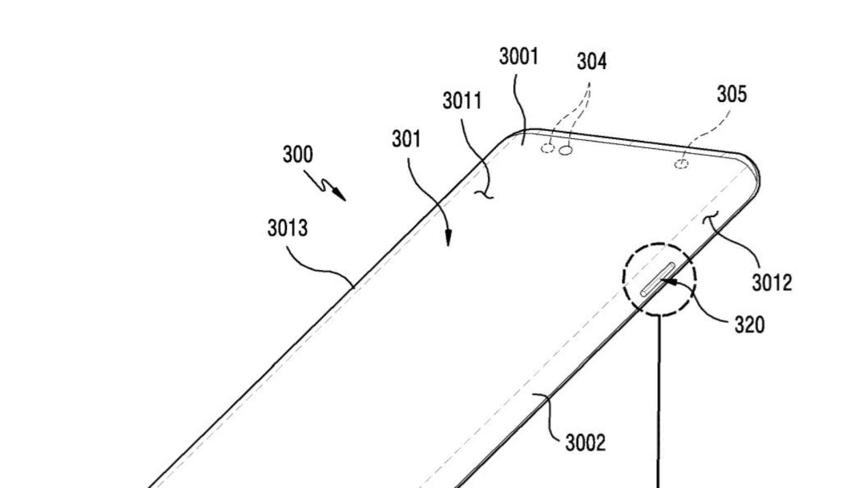 Samsung finalmente patenta su propio notch… lateral