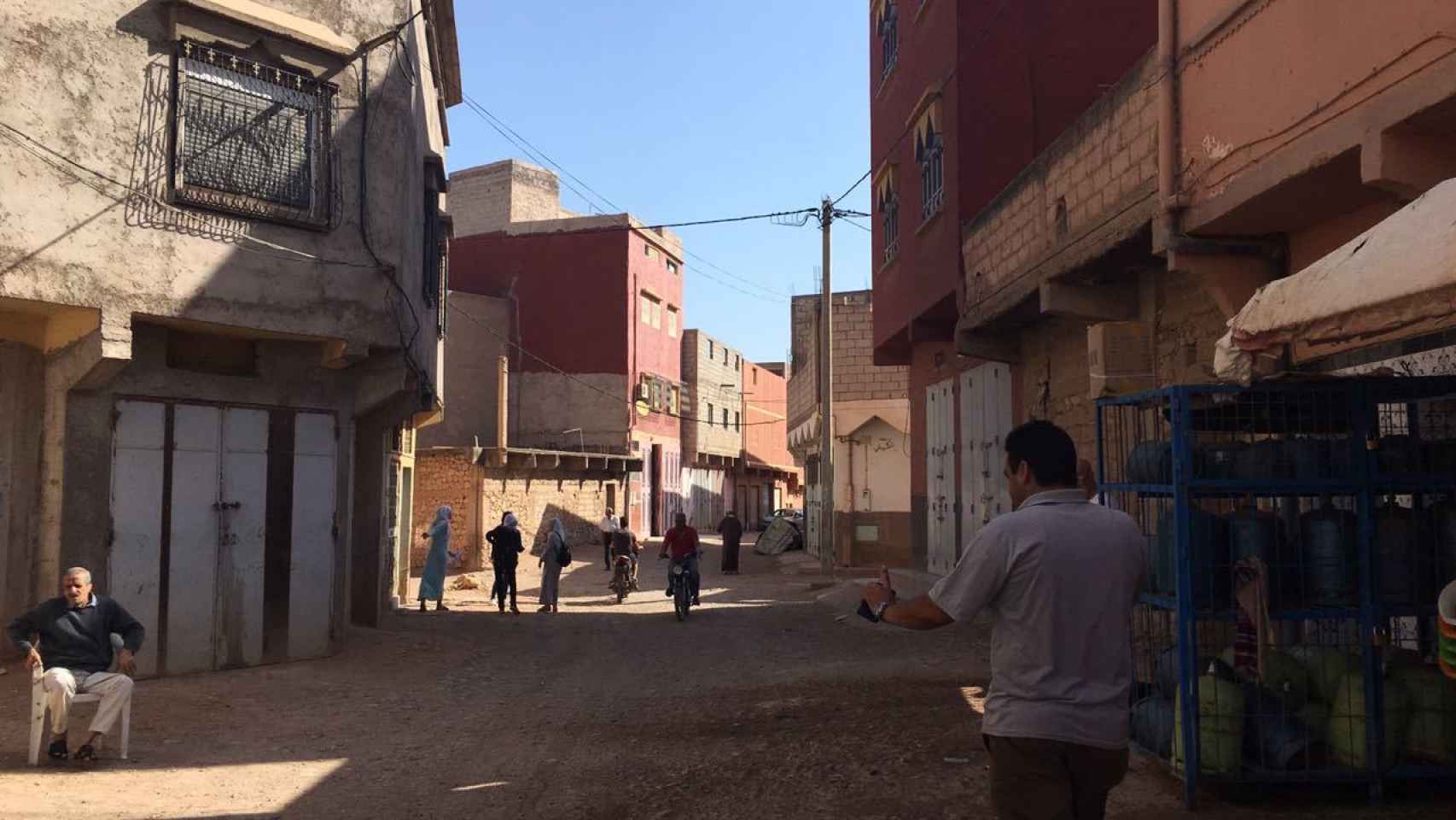Vista del barrio de Khadija, Hay Laymoune en la localidad de Oulad Ayad