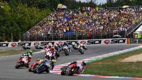 Un momento de la carrera de MotoGP del Gran Premio de la República Checa, el pasado mes.