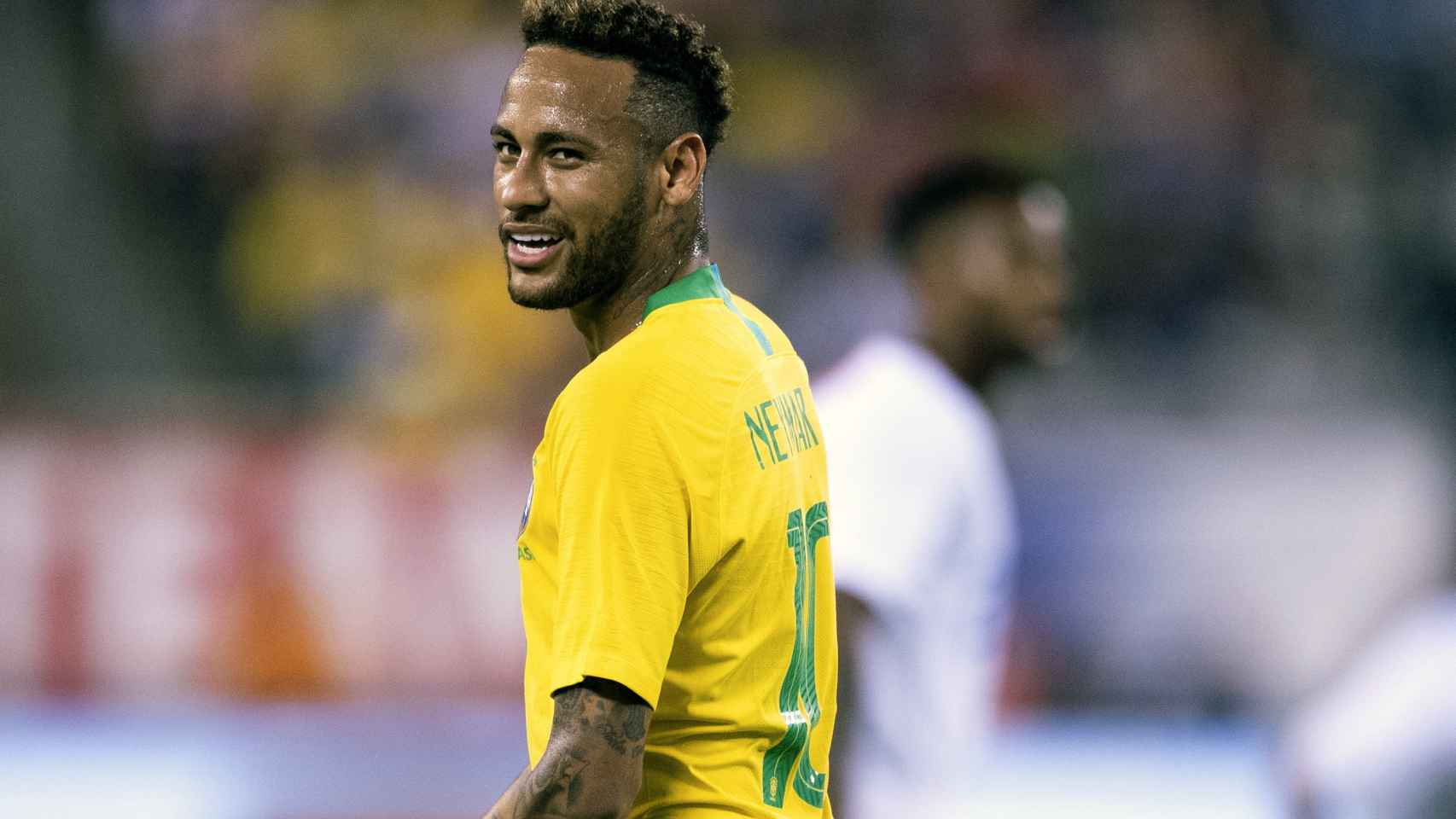 Neymar en en el EEUU - Brasil