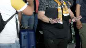 Maradona llega a México de buen ánimo para hacerse cargo de los Dorados
