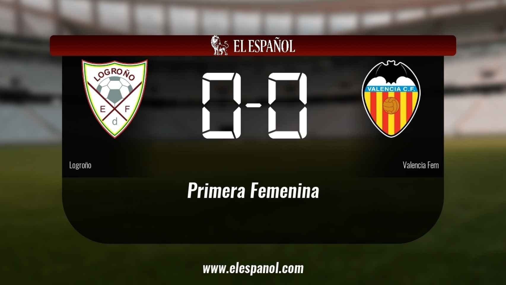 El Logroño y el Valencia Femenino sólo sumaron un punto (0-0)