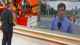 TV3 acude a la manifestación constitucionalista sin el logo de la cadena