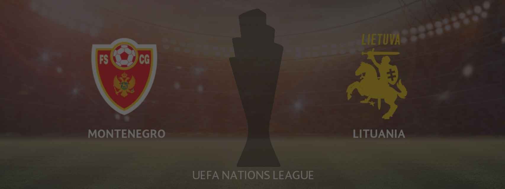 Montenegro - Lituania, UEFA Nations League