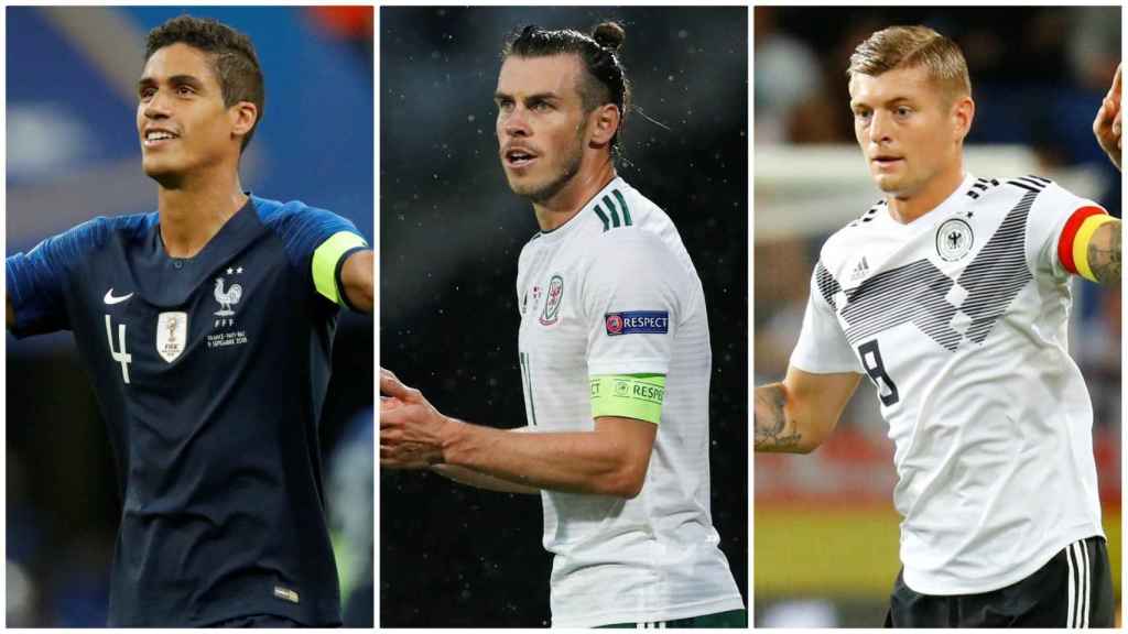 Varane, Bale y Kroos