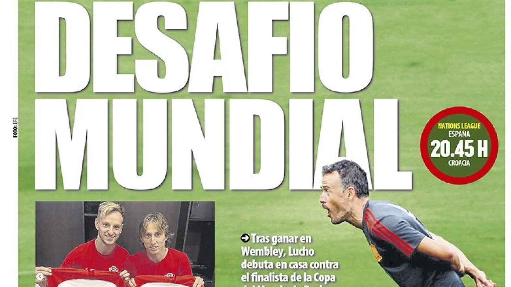 Portada Mundo Deportivo (11/09/2018)