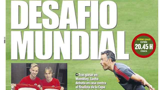 Portada Mundo Deportivo (11/09/2018)