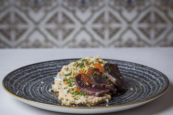 Ensaladilla rusa con bonito elaborado en la casa, El Zorzal