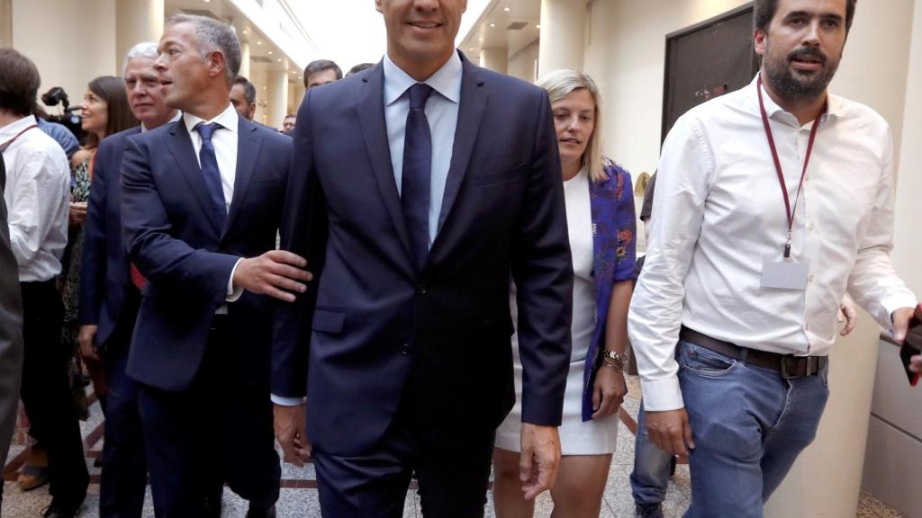 Sánchez, este martes en el Senado, donde se celebraba un pleno con sesión de control al Gobierno.
