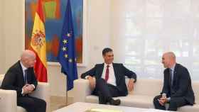 Pedro Sánchez se reúne con el presidente de la Federación Española de Fútbol