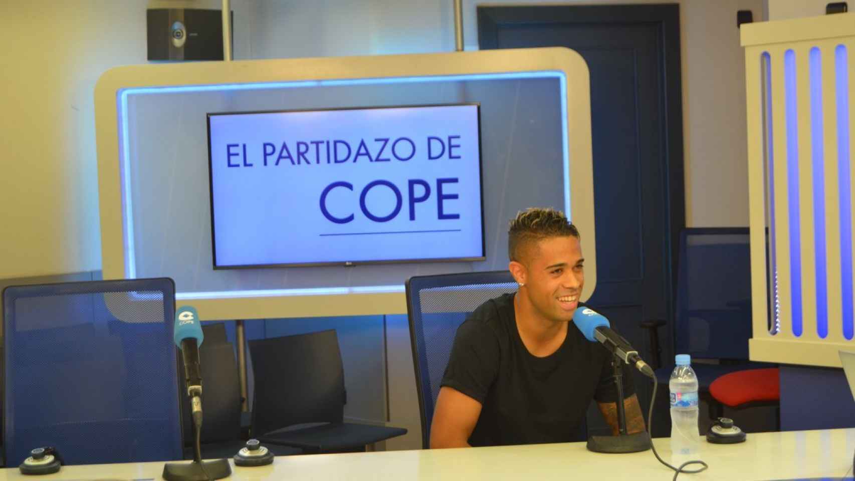 Mariano, durante una entrevista de la Cadena COPE