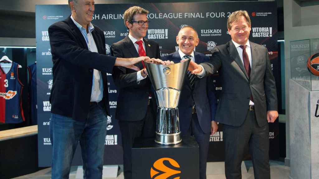 Presentación de la Final Four de la Euroliga en Vitoria
