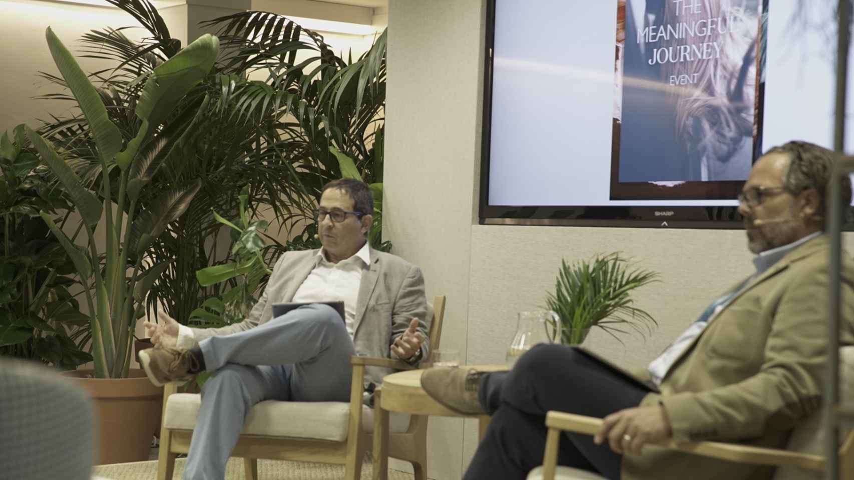 Javier Bellido, director de eDreams Odigeo en España, y Pablo Caspers, Chief Travel Officer de la compañía.