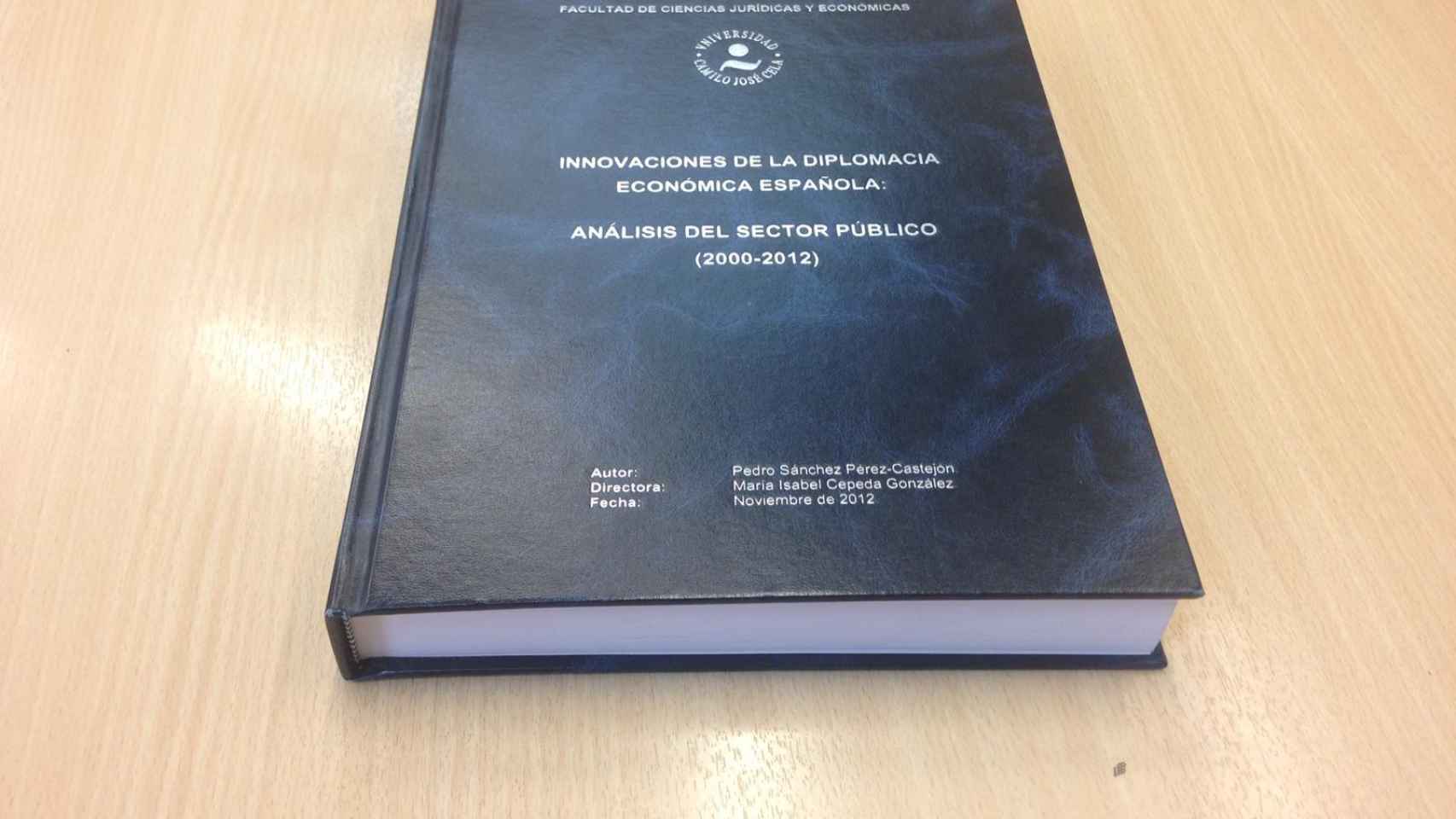La tesis de Pedro Sánchez ya está digitalizada.
