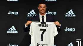 Cristiano Ronaldo, en su presentación con la Juventus.