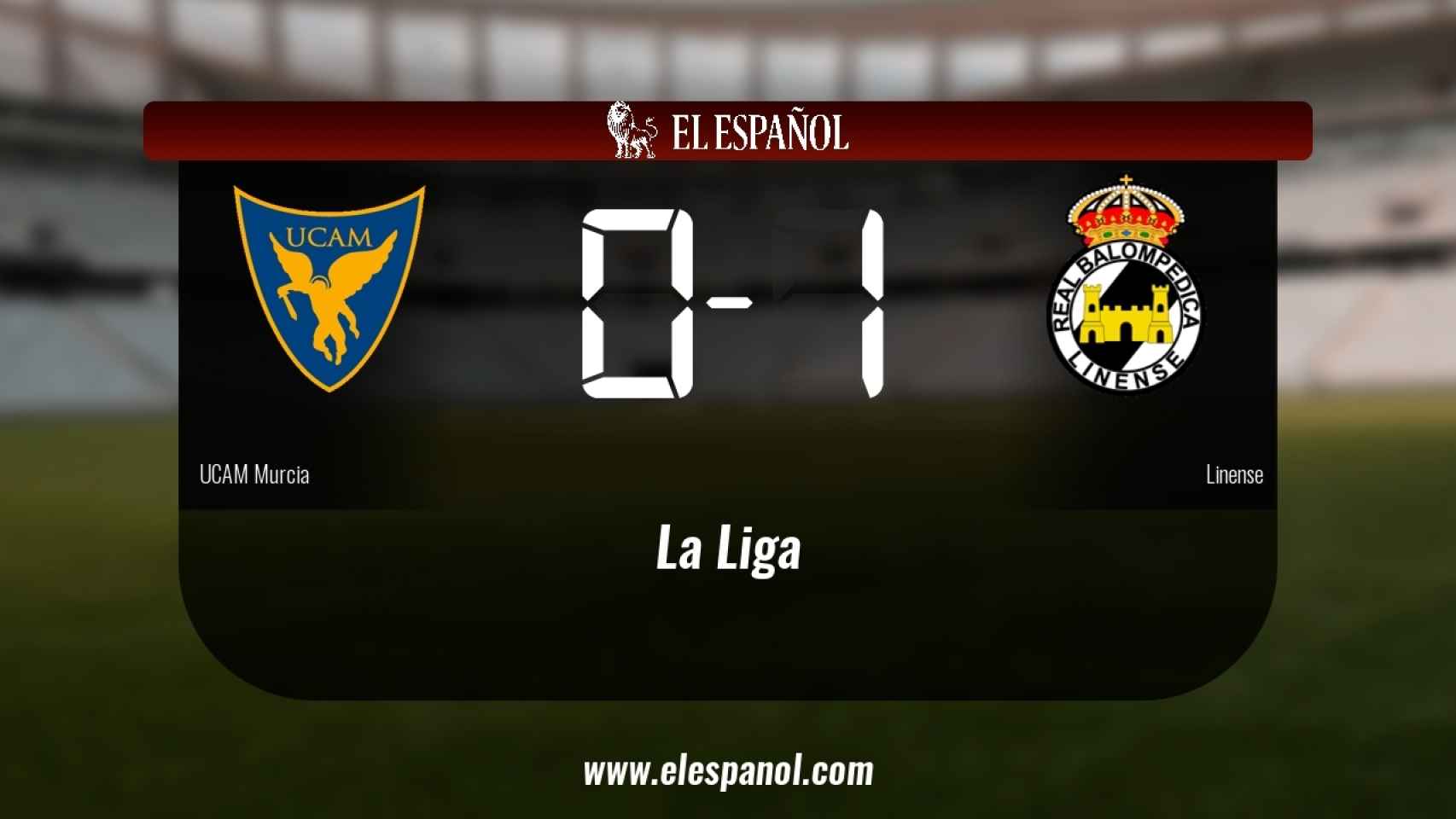 El UCAM Murcia cae derrotado ante el Linense por 0-1
