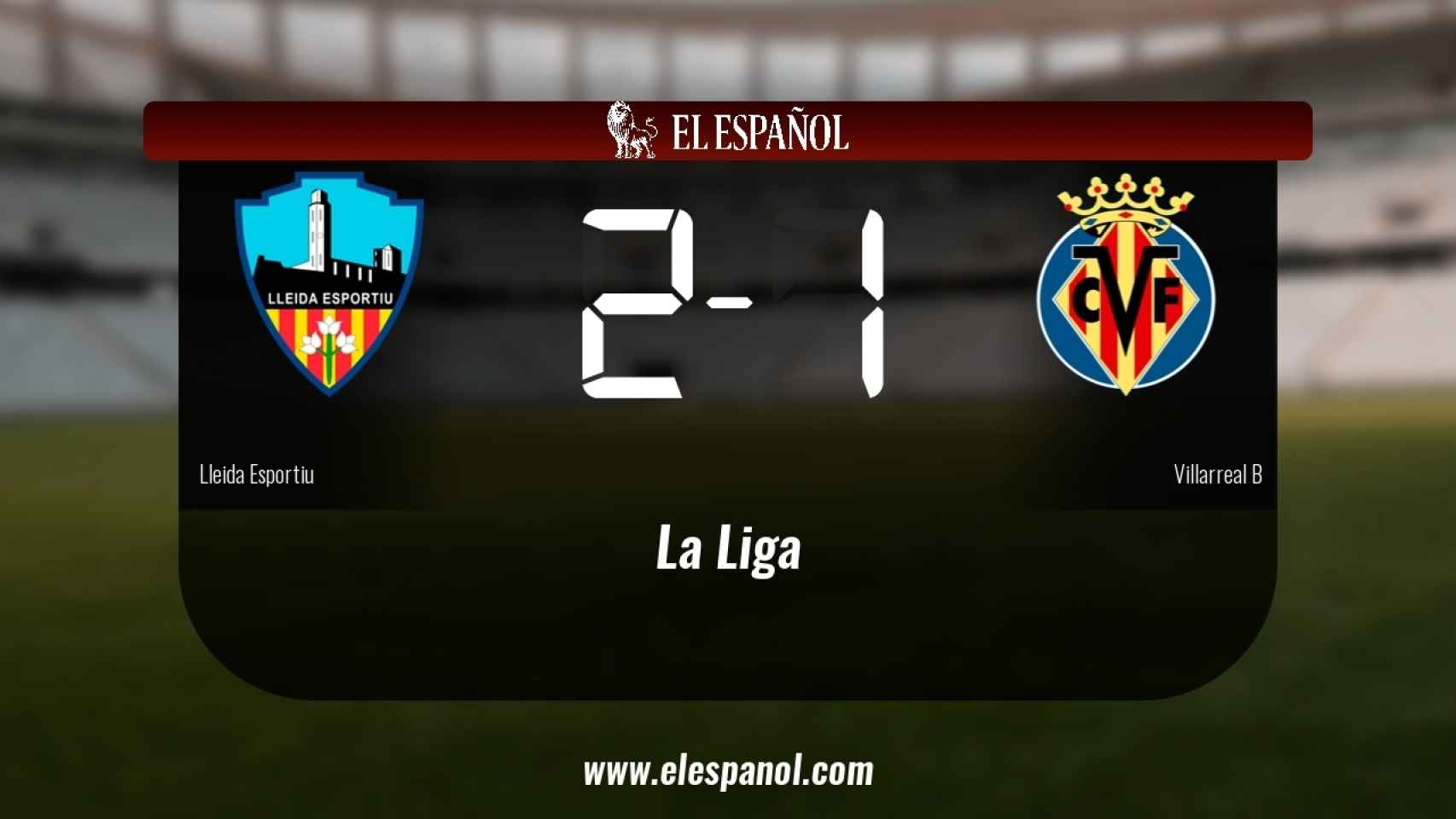 El Lleida Esportiu ganó en su feudo al Villarreal B
