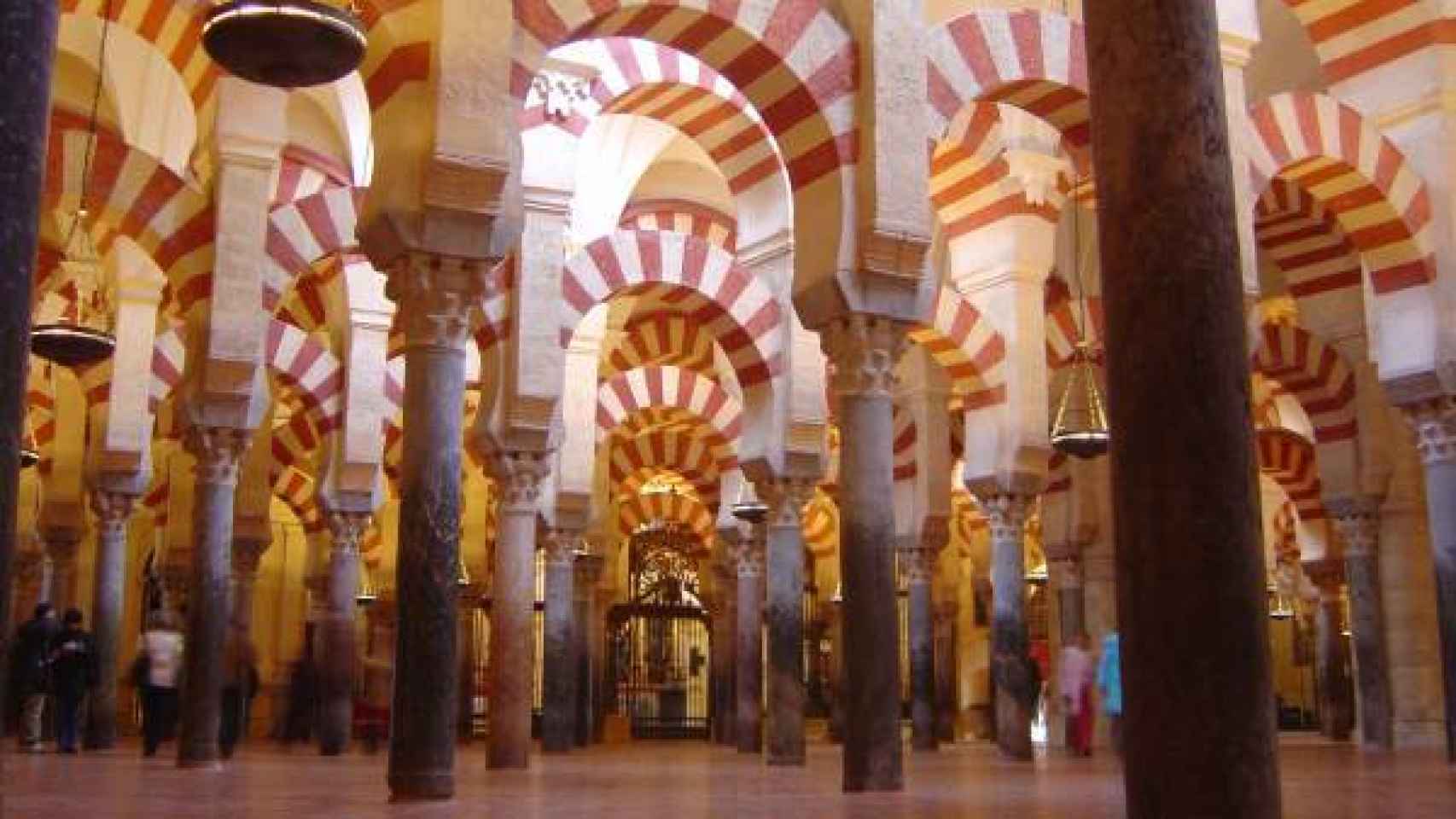 Patio de las columnas de la Mezquita de Córdoba.