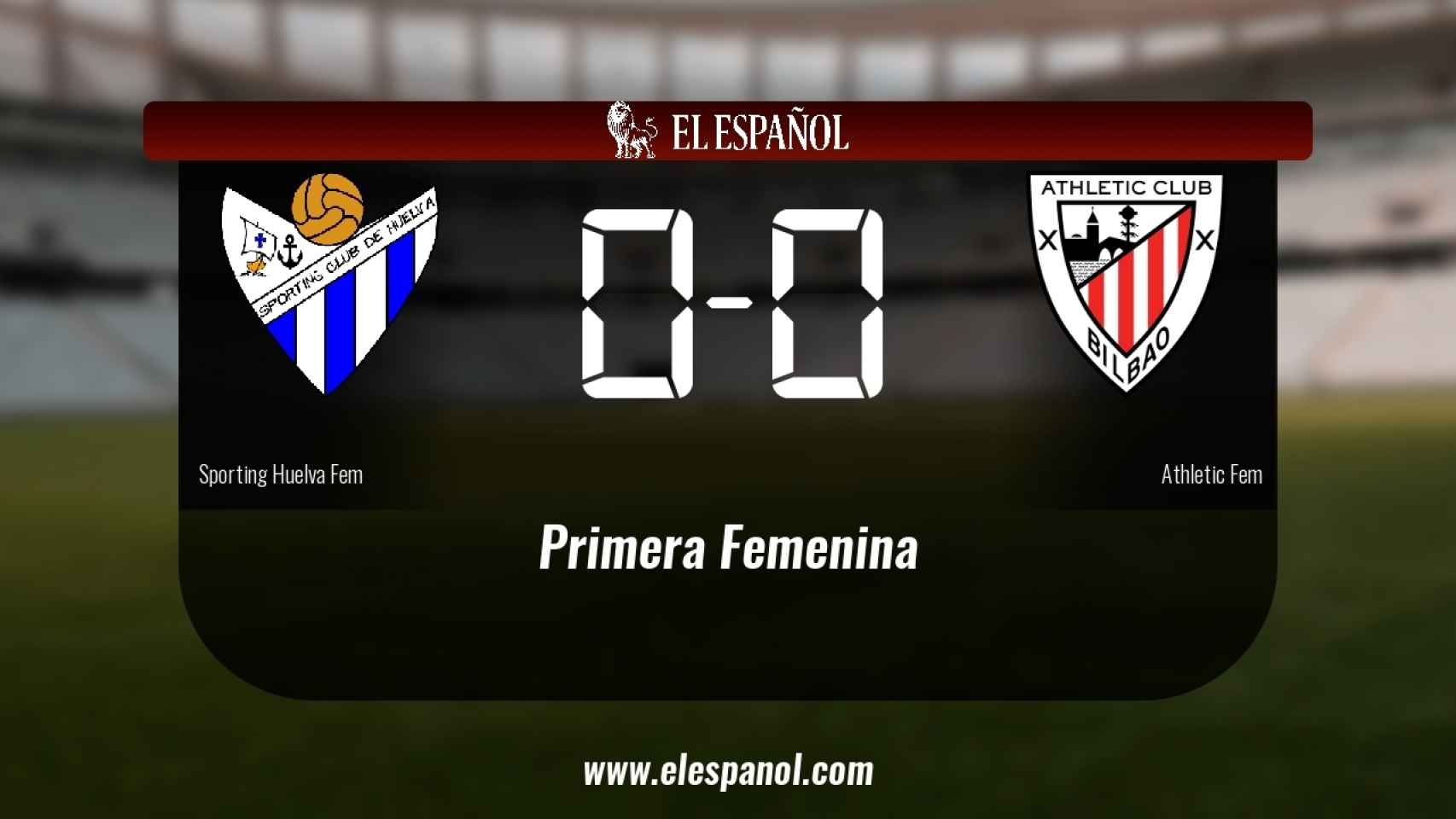 El Sporting Huelva no pudo conseguir la victoria ante el Athletic Club (0-0)