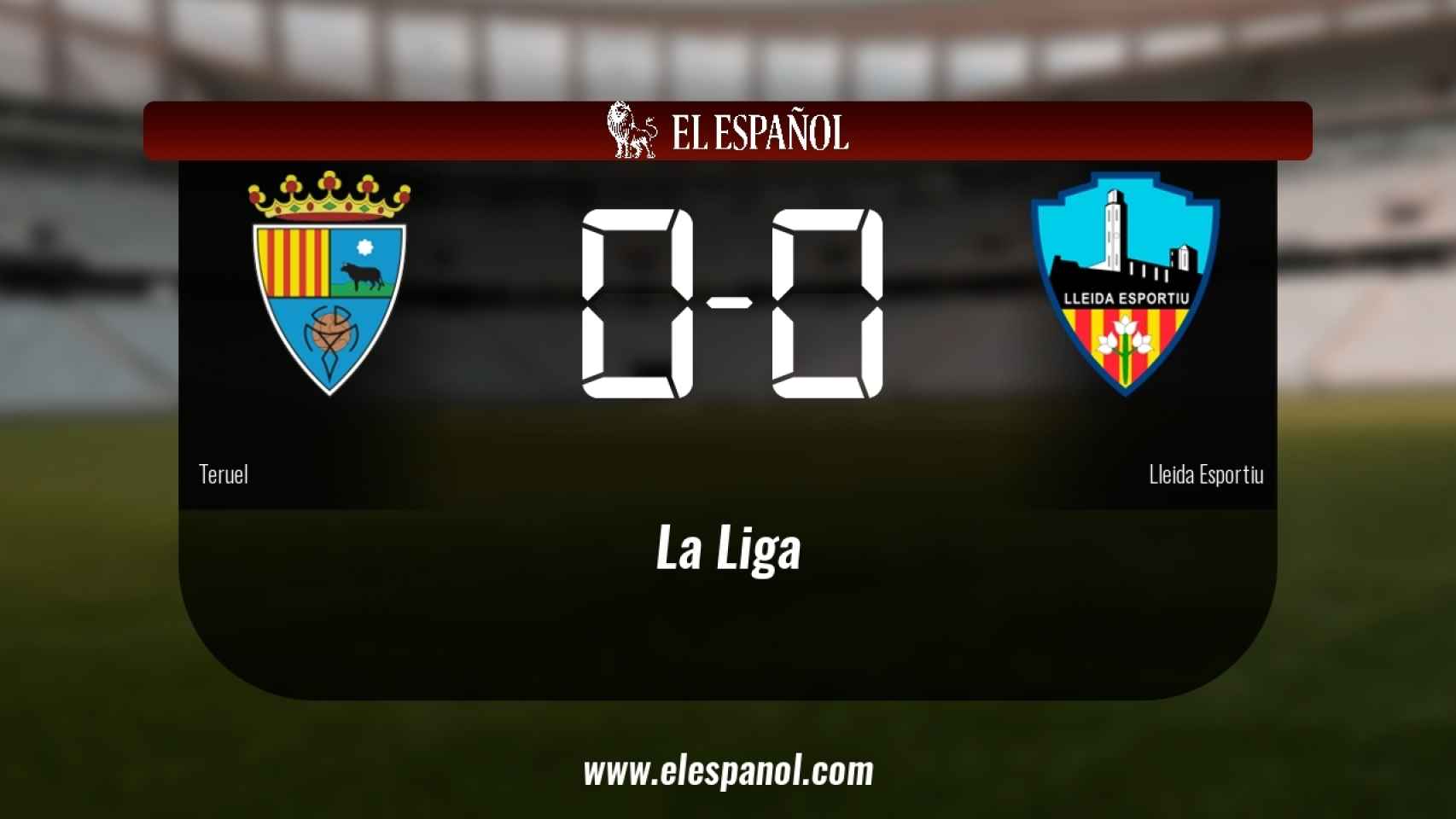 El Teruel y el Lleida Esportiu sólo sumaron un punto (0-0)